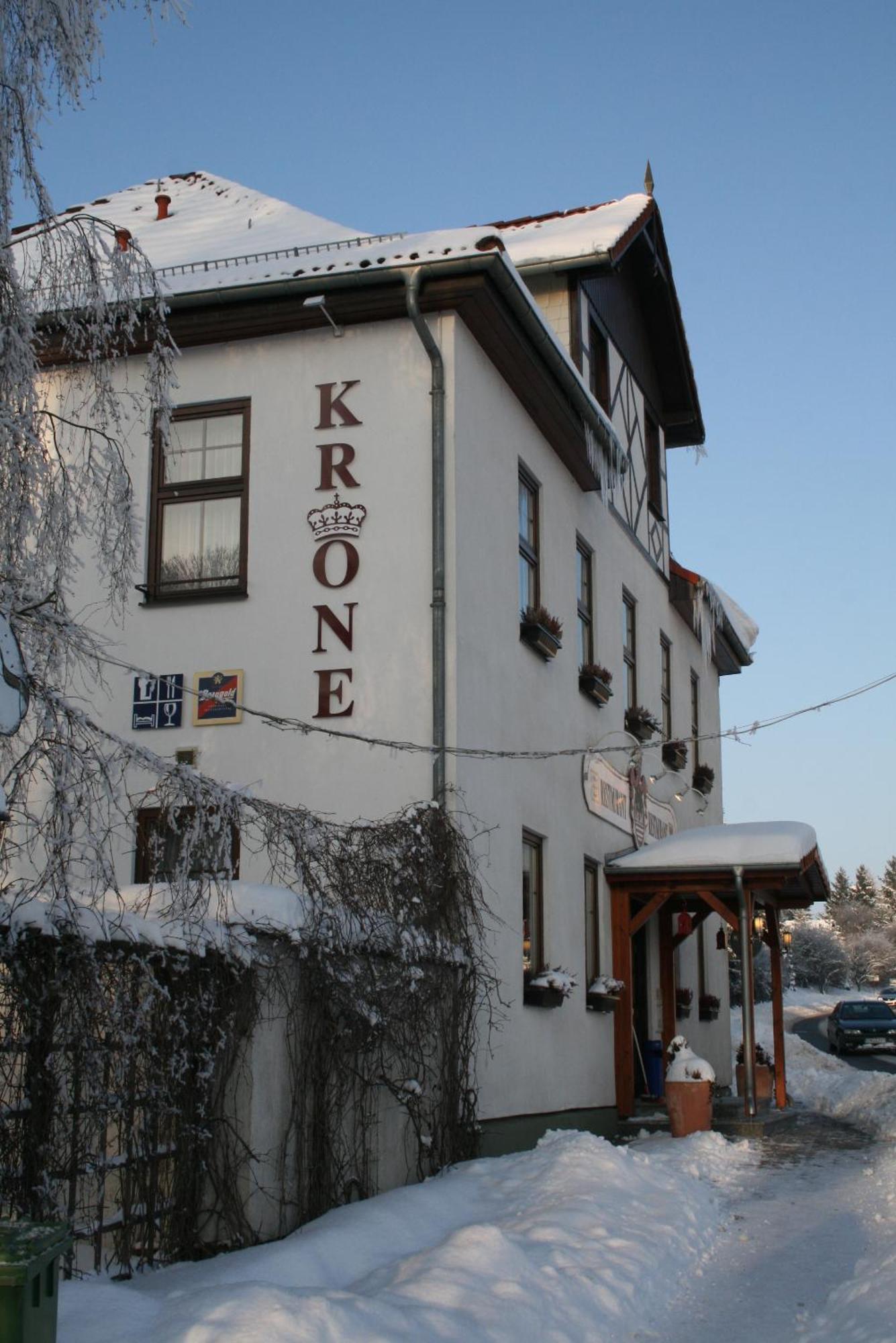 Landgasthof & Hotel Krone Eischleben Ichtershausen ภายนอก รูปภาพ