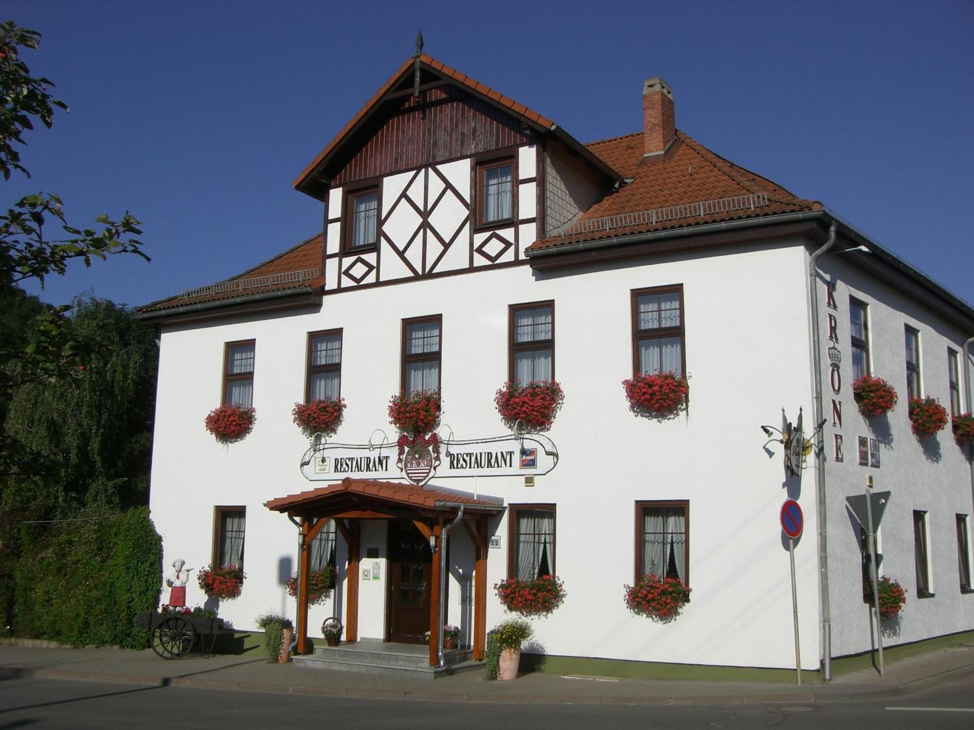 Landgasthof & Hotel Krone Eischleben Ichtershausen ภายนอก รูปภาพ