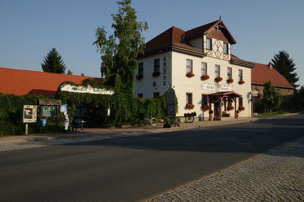 Landgasthof & Hotel Krone Eischleben Ichtershausen ภายนอก รูปภาพ